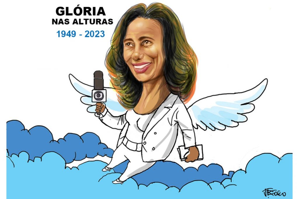 Cartunistas homenagearam Gloria Maria