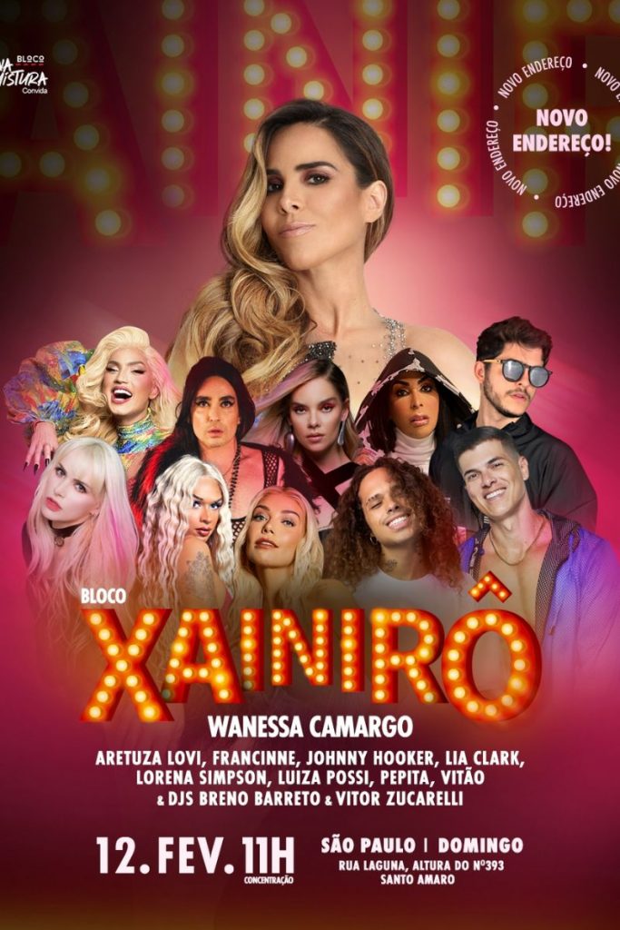 Cartaz do bloco de Wanessa Camargo