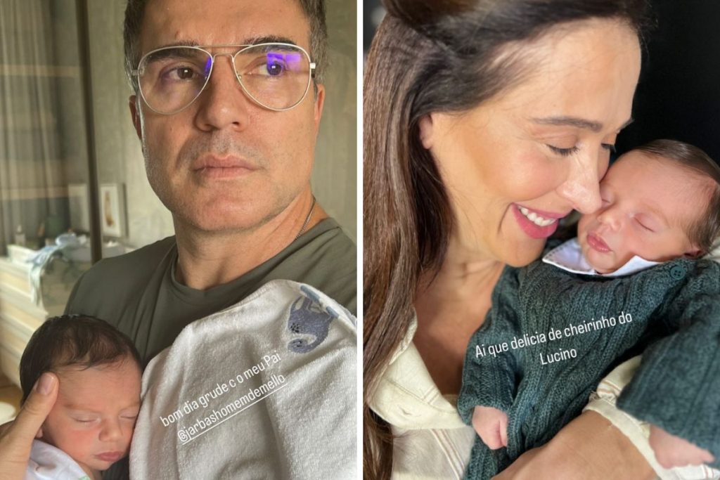 jarbas homem de mello e claudia raia com filho luca