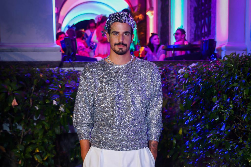 Enzo Celulari marcou presença no evento