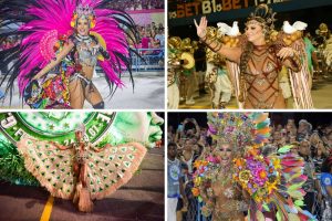 Gabi Martins, Viviane Araújo, Thelminha Assis e Sabrina Sato nos desfiles das campeãs do Carnaval de 2023