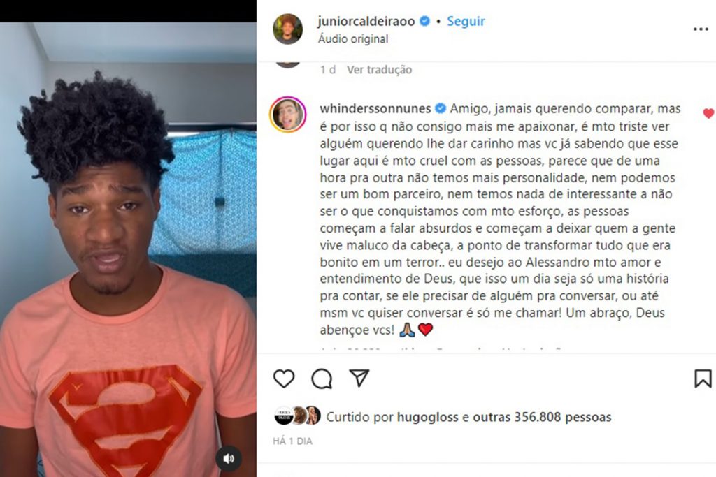 Whindersson Nunes desabafou sobre vida amorosa nas redes sociais