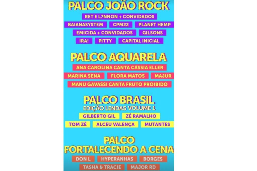 lineup joao rock