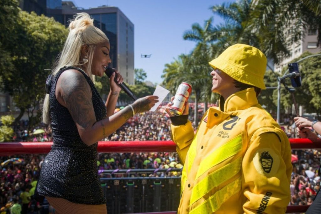 ludmilla em trio de carnaval