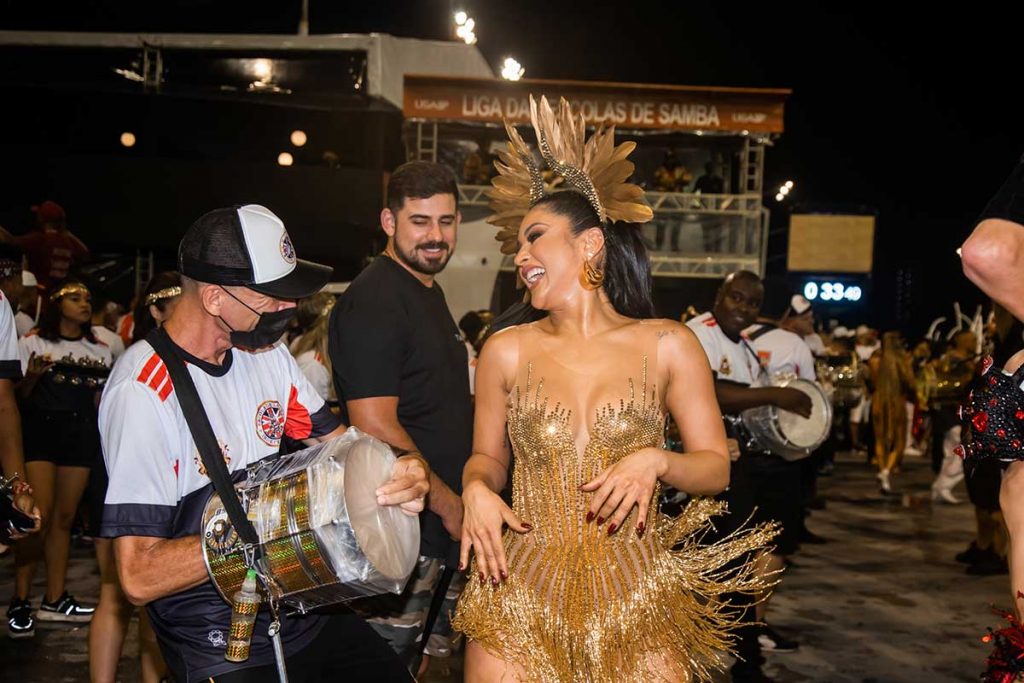 Mileide Mihaile arrasou no ensaio da Independente Tricolor