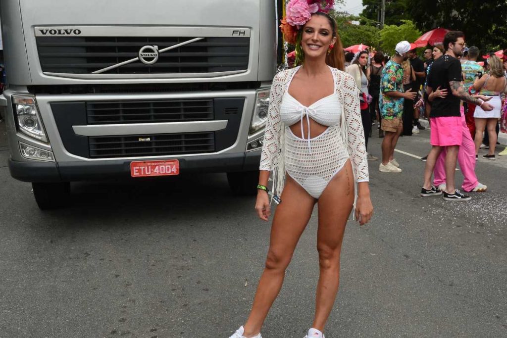 Rafa Brites curtindo Bloco Casa Comigo em São Palo