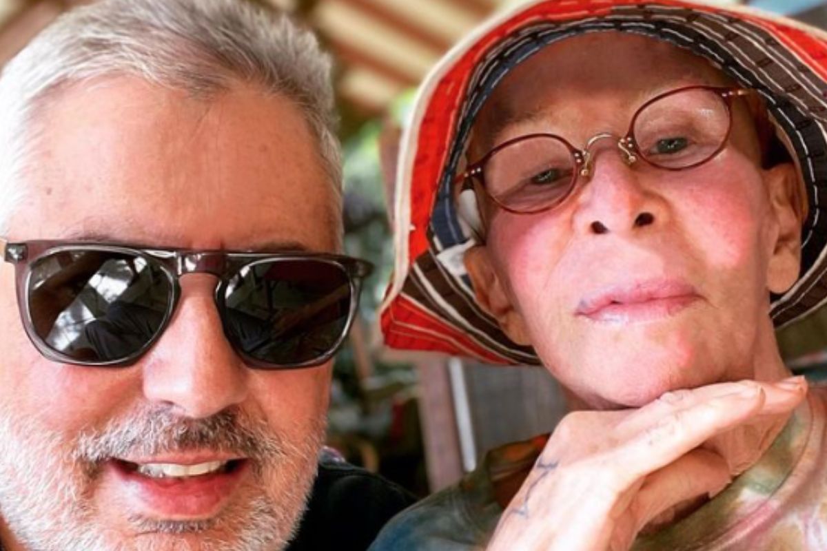 Selfie de Rita Lee com Roberto de Carvalho