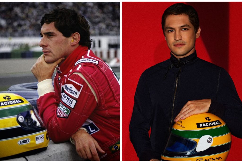 Ayrton Senna e Gabriel Leone