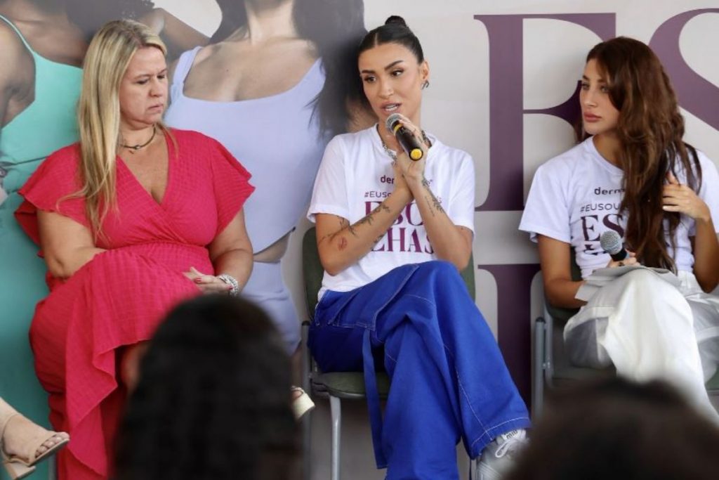 Bianca Andrade participou de evento sobre a saúde feminina