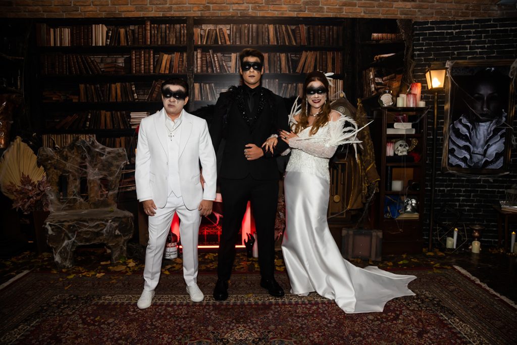 Chitãozinho e Márcia Lima com o filho Enrico