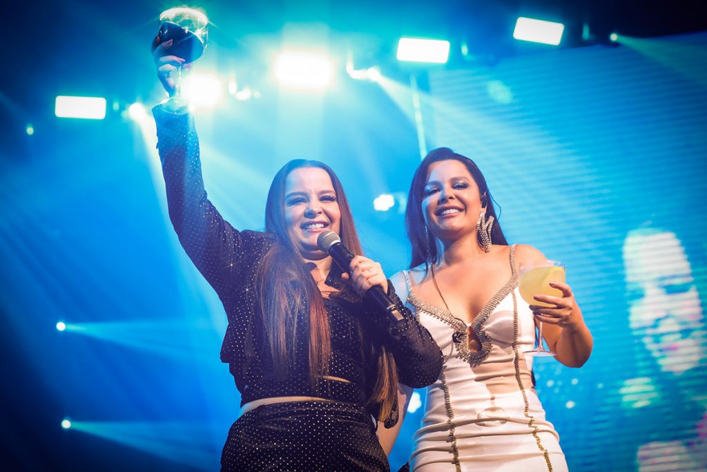 Maiara e Maraisa realizaram um show no Espaço Unimed, em São Paulo