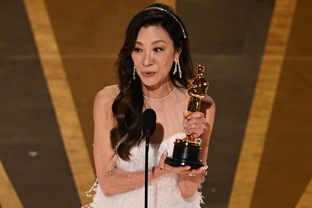 Michelle Yeoh venceu o Oscar de Melhor Atriz