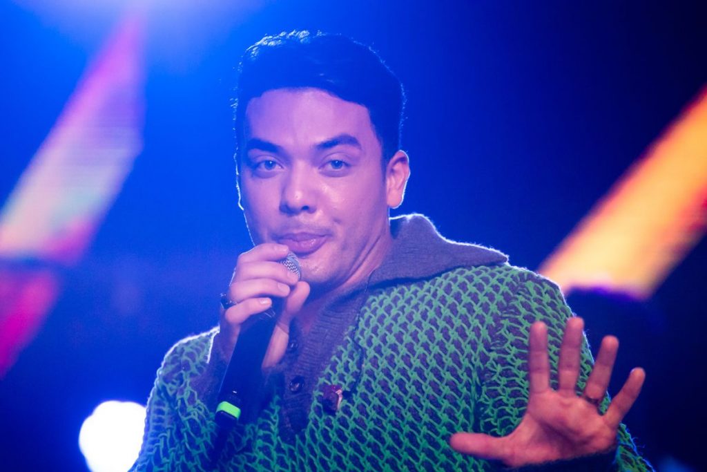 Wesley Safadão em gravação de DVD de Guilherme e Benuto