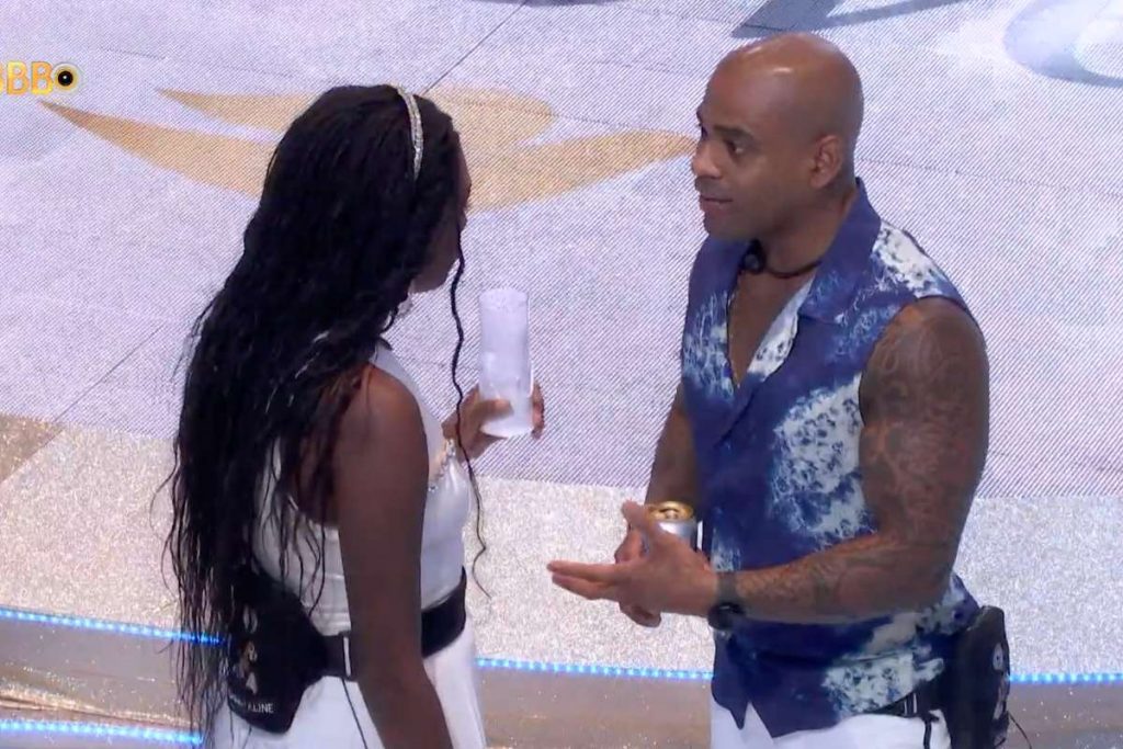 Cezar Black e Sarah Andrade no BBB23