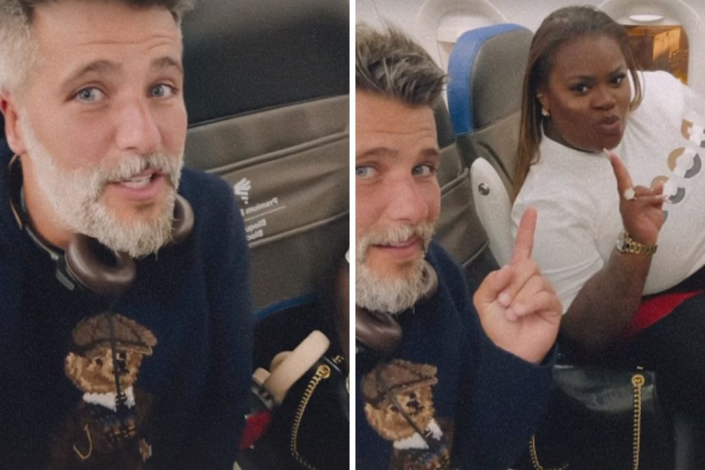 Bruno Gagliasso encontra Jojo Todynho em voo