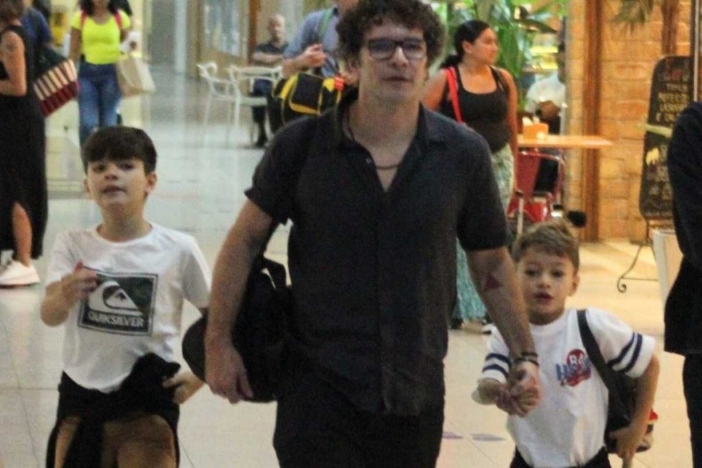 Daniel de Oliveira no aeroporto Santos Dumont