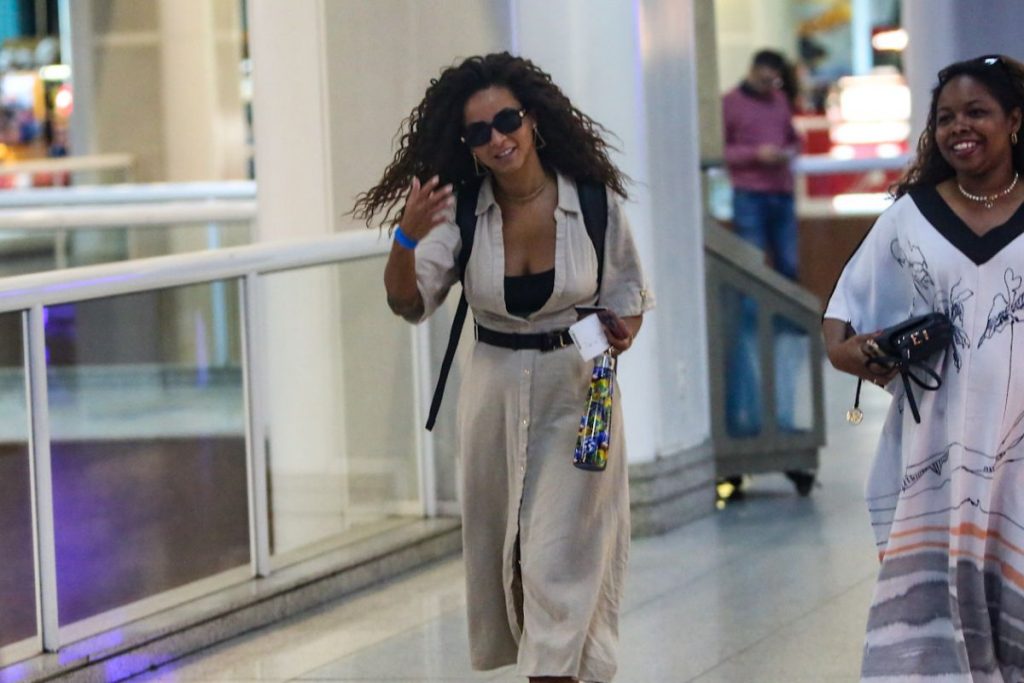 domitila no aeroporto