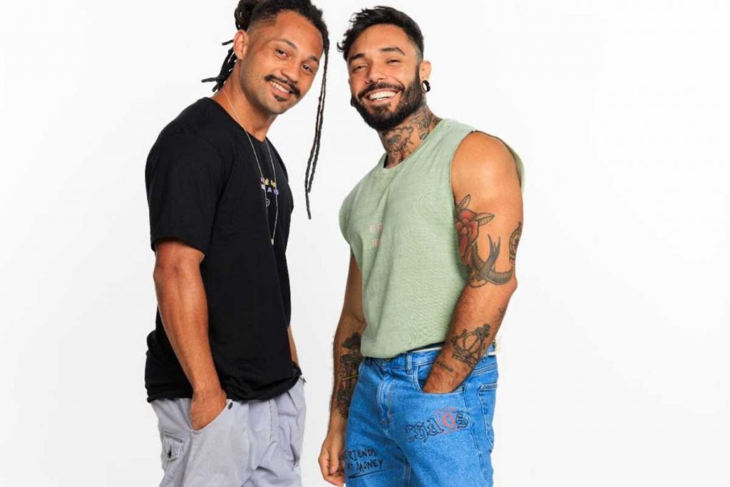 Guto e Paulo Vitor, participantes da segunda temporada de Túnel do Amor