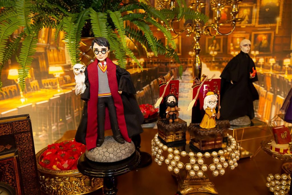 Decoração da festa de tema Harry Potter
