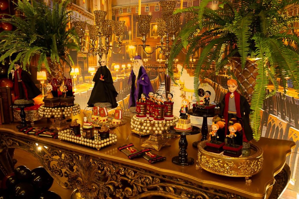 Decoração da festa de tema Harry Potter