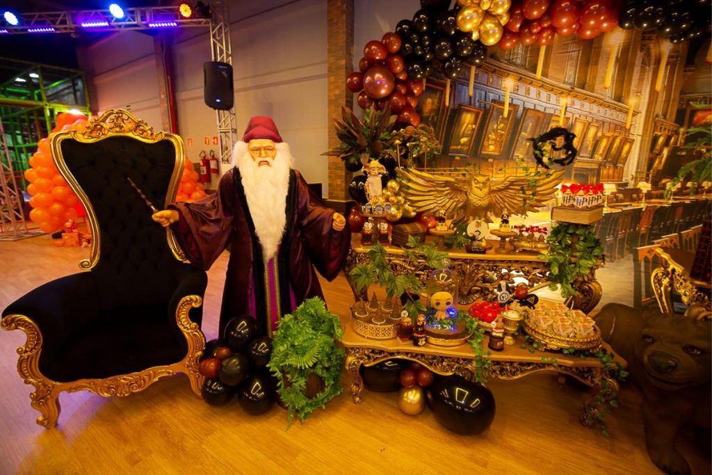 Decoração da festa de tema Harry Potter