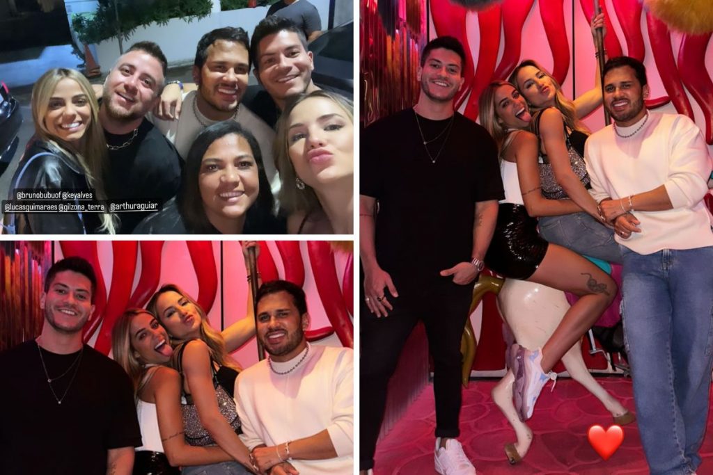 Key Alves, Arthur Aguiar, Gabi Martins e Lucas Guimarães