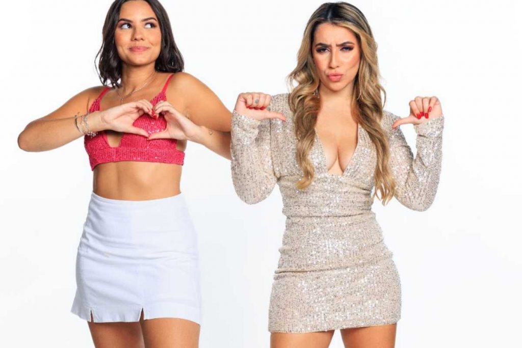 Lari e Izabela, participantes da segunda temporada de Túnel do Amor