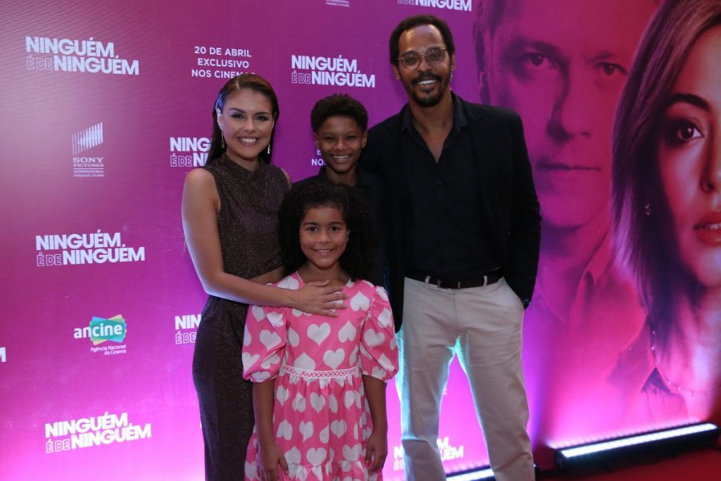 Paloma Bernardi, Rocco Pitanga, Pedro Guilherme e Laura Souza