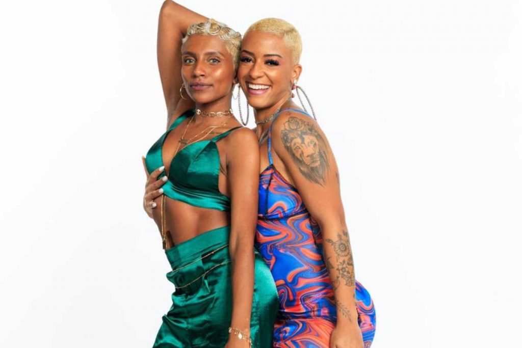 Pamella e Vick, participantes da segunda temporada de Túnel do Amor