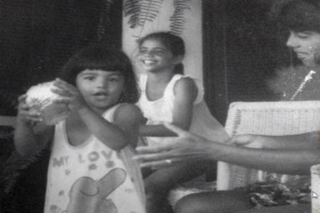 Carol Castro, na Páscoa, na infância