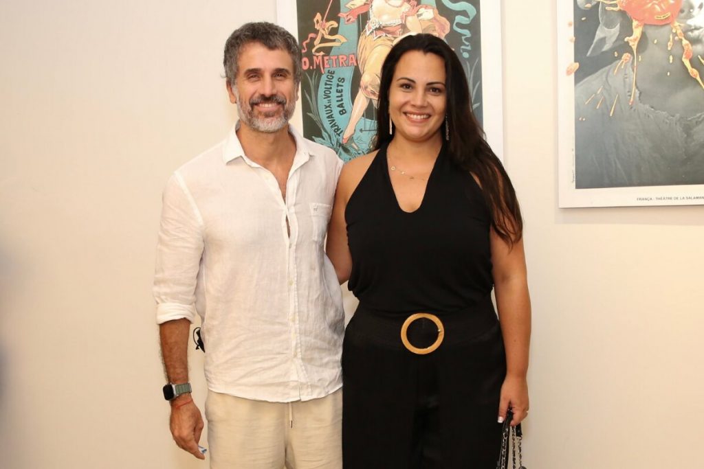 Eriberto Leão e a esposa, Andréa Leal
