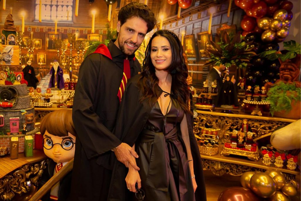 Thiago Arancam e Aline Frare