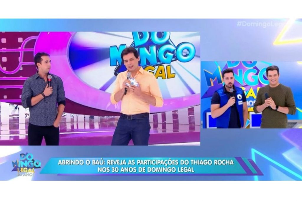 Thiago Rocha recebe homenagem no Domingo Legal