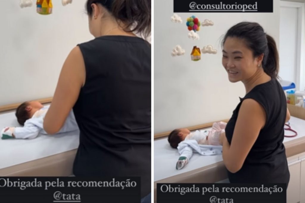 filha de viih tube na pediatra