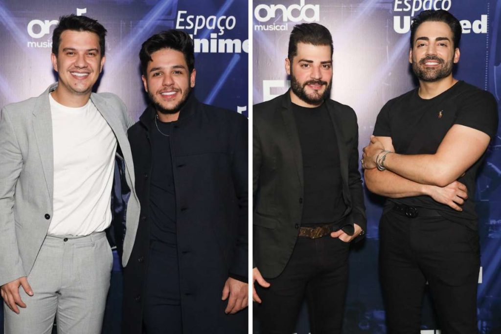 Edson e Hudson gravam projeto audiovisual em SP