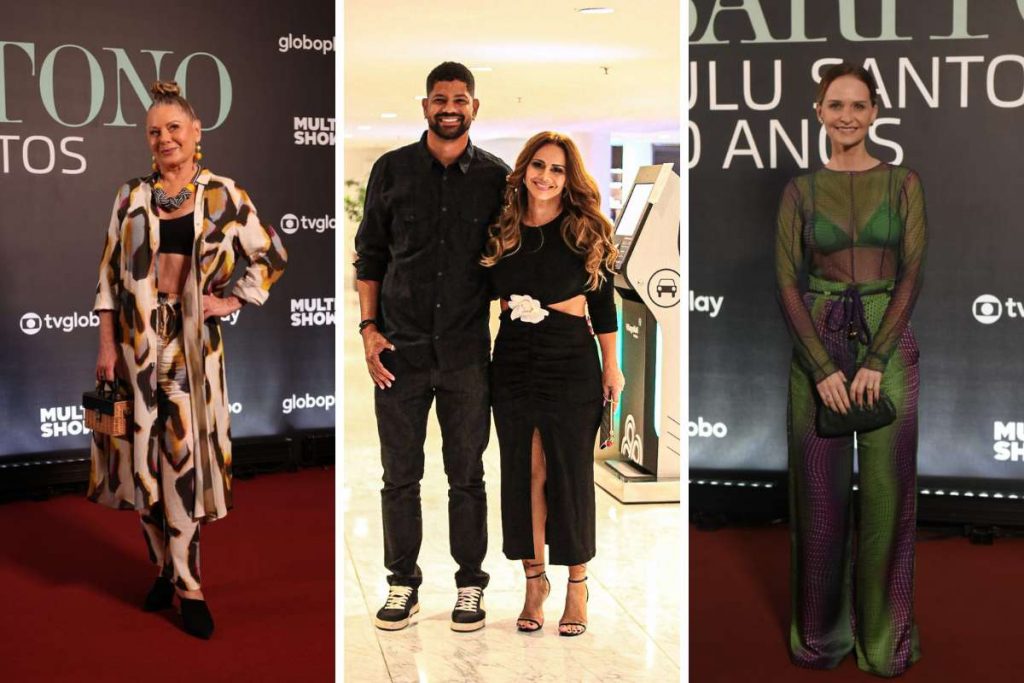 Famosos curtem show de Lulu Santos