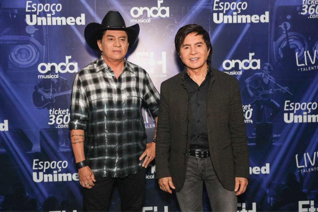 Edson e Hudson gravam projeto audiovisual em SP