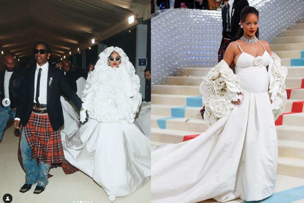 ook de Rihanna no dia do Met Gala de 2023