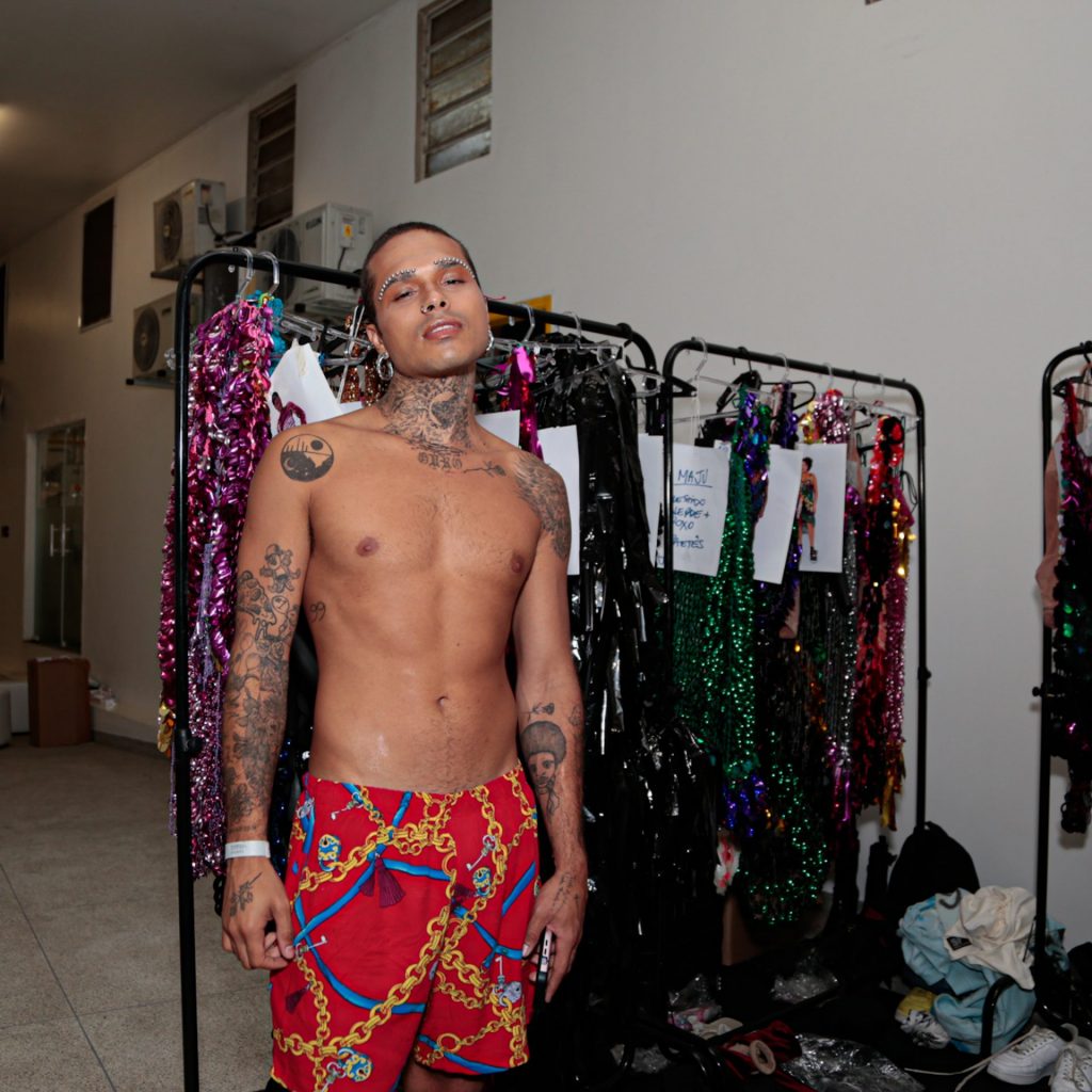 Vitão no desfile da Ponto Firme na SPFW