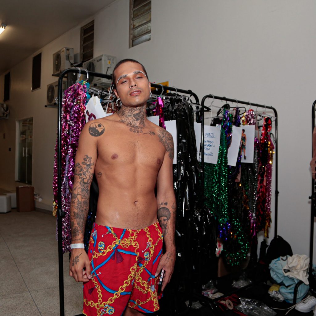 Vitão no desfile da Ponto Firme na SPFW