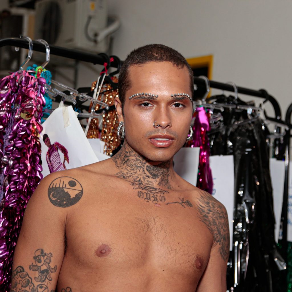 Vitão no desfile da Ponto Firme na SPFW