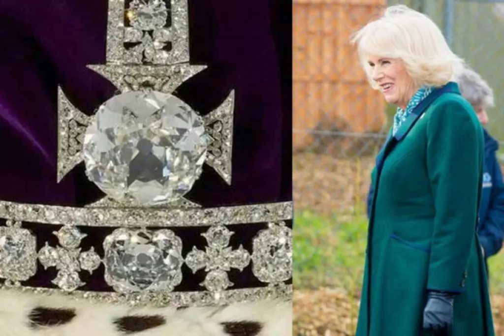 Camilla Parker Bowles usará diamante maldito na coroação