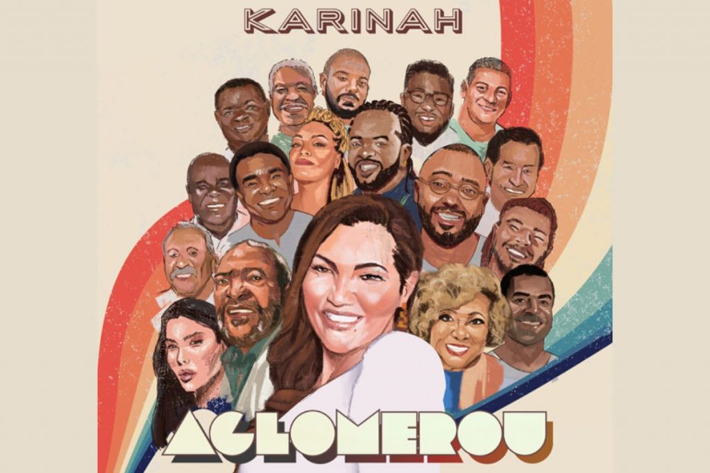 Capa do álbum 'Aglomerou', de Karinah