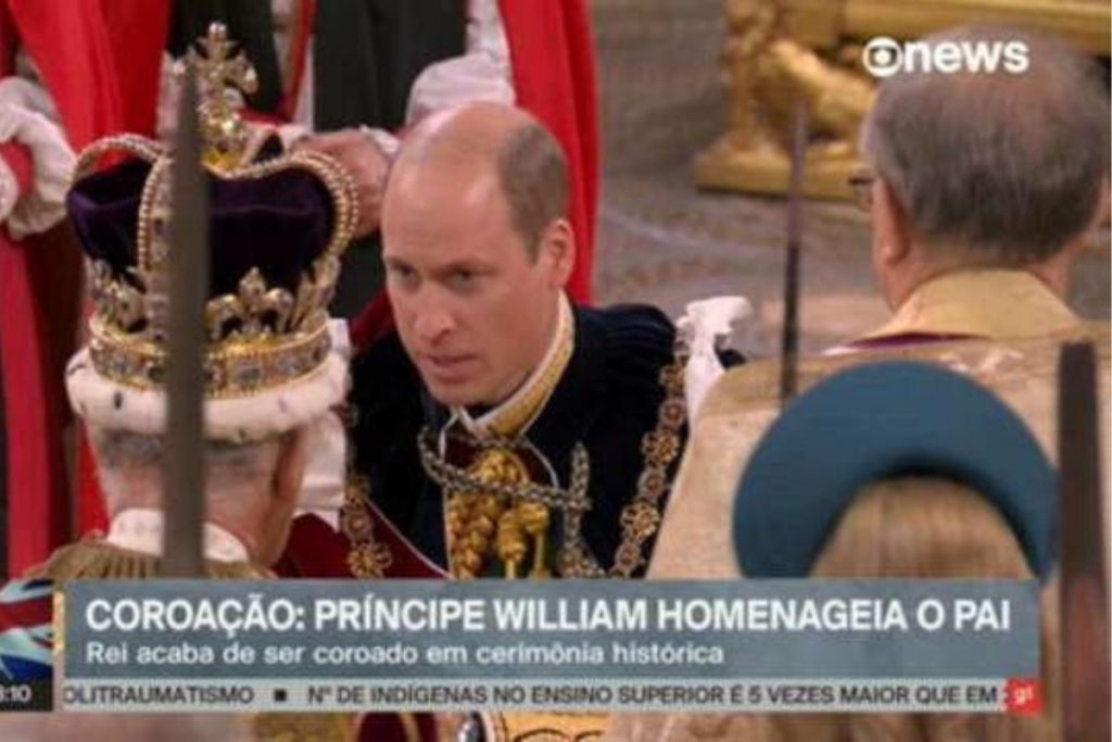 Principe William com Charles