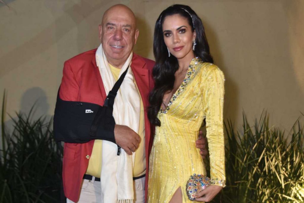 Daniela Albuquerque na festa de aniversário de Junior Donatto