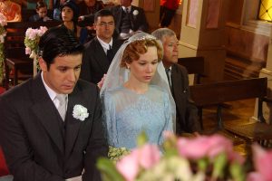 Danilo (Murilo Benício) e Ana Francisca (Mariana Ximenes) em Chocolate Com Pimenta