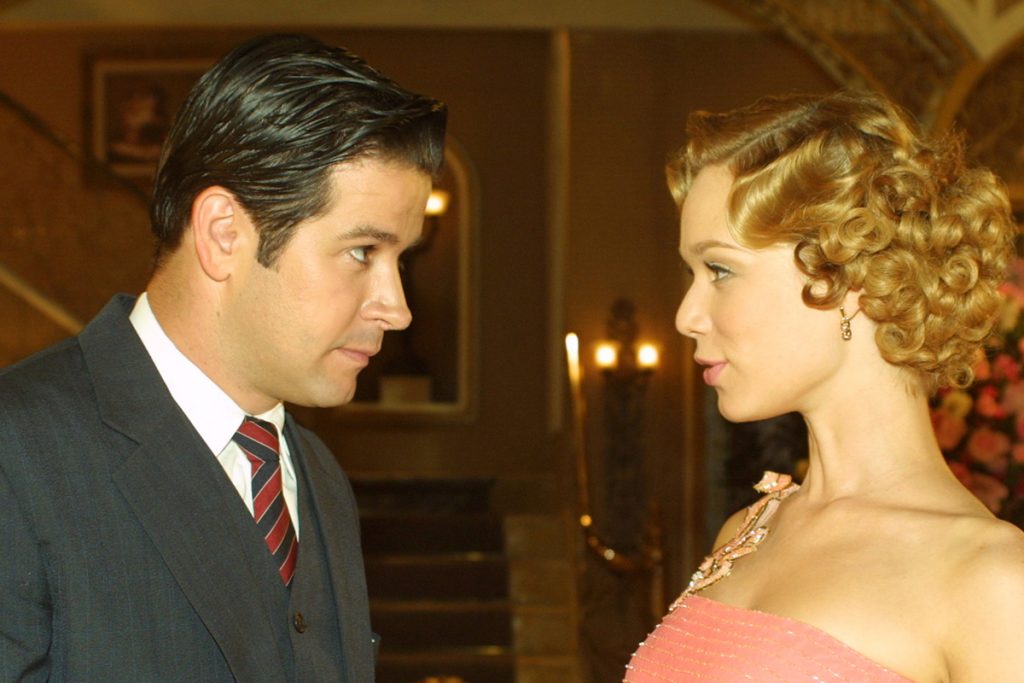 Danilo (Murilo Benício) e Ana Francisca (Mariana Ximenes) em Chocolate Com Pimenta