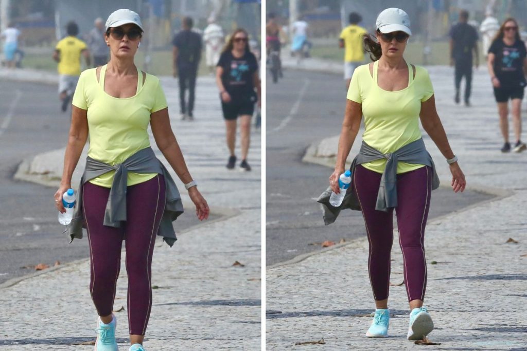 fátima bernardes caminhando