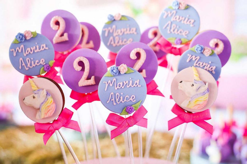 Decoração da festa de aniversário de Maria Alice