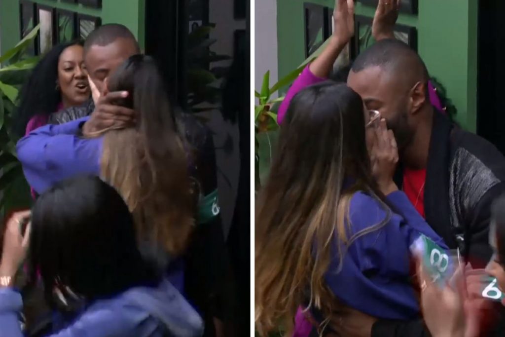 Beijo entre Glauco e Layssa